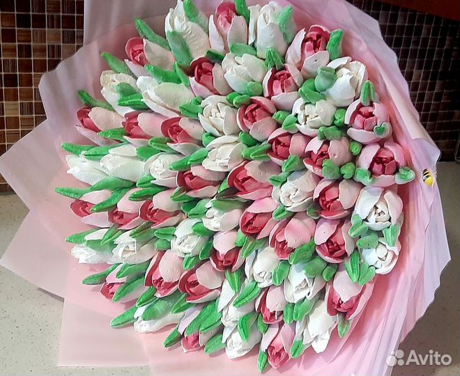 Букеты зефирных цветов к любому празднику