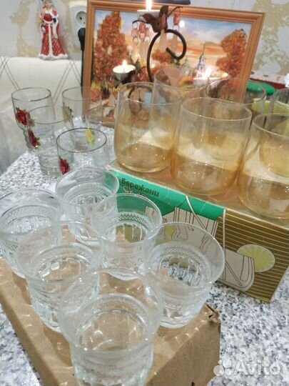 Стаканы рюмки СССР новые