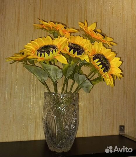 Хрустальная ваза