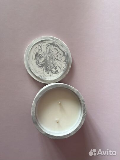 Ароматическая свеча ручной работы