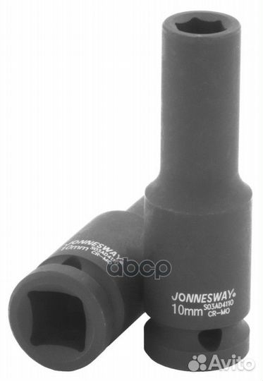 Торцевая головка ударная глубокая 12 DR, 10 мм