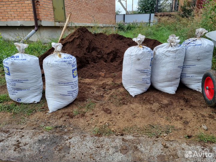 Чернозем в мешках