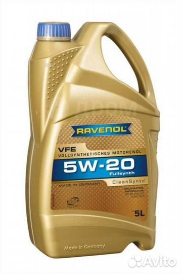 Моторное масло Ravenol 5w-20