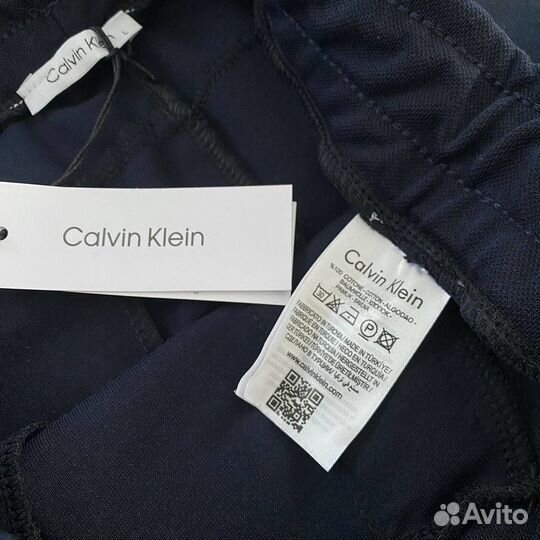 Спортивные штаны calvin klein со стрелками синие