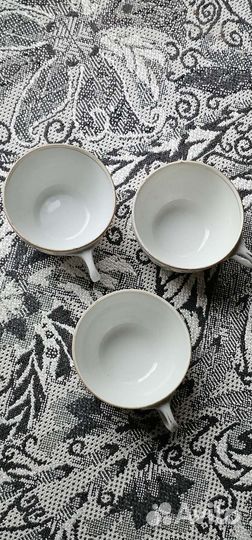 Чашки Первомайской Рыбинской фабрики 1924-30