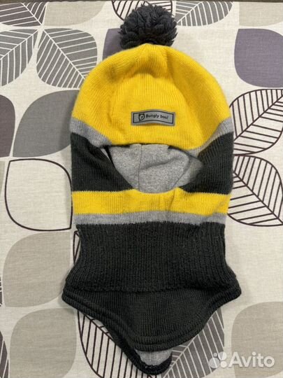 Шапка шлем демисезонный 47-49 Bungly boo