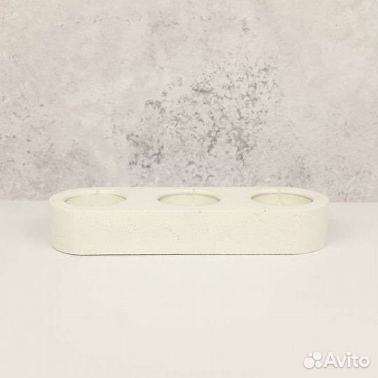 Тройной подсвечник/домашний декор/ подарки