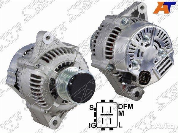 Генератор toyota land cruiser 100