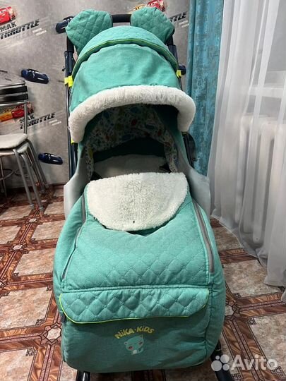 Санки коляска nika