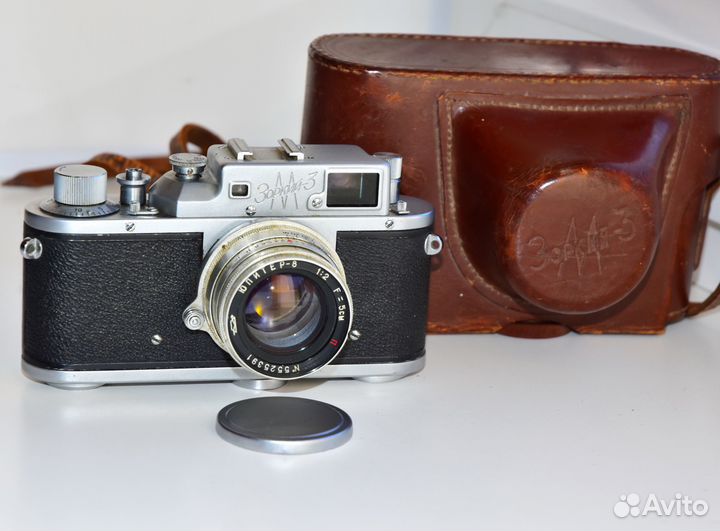 Зоркий-3М редкий пленочный фотоаппарат СССР