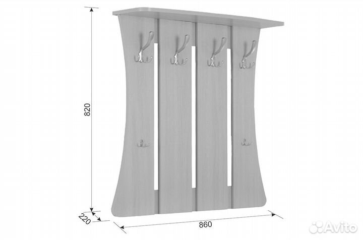 Вешалка Уют-2 (венге)