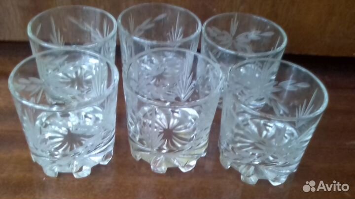 Рюмки стопки Гусь-хрусталь СССР