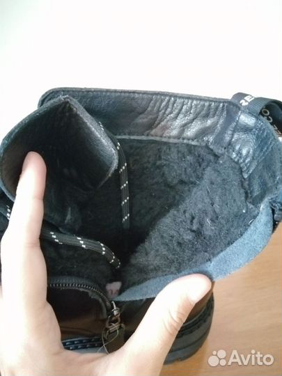 Ботинки женские зима 38,5р. Rita Bravuro кожа