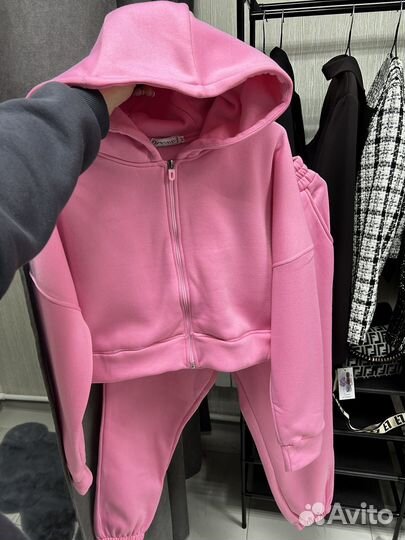 Спортивный костюм на флисе женский