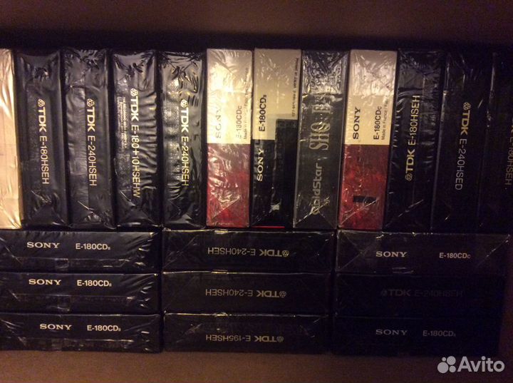 Видеокассеты Sony, TDK
