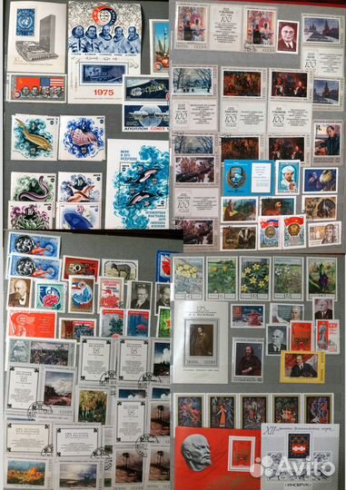 8 альбомов марок СССР 1961-1990 (за всё)