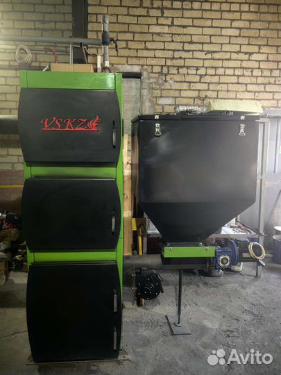 Автоматический котел вскз-эко Плюс 85r, шнек 127