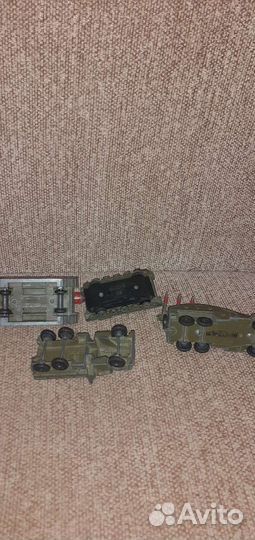 Игрушки СССР военные машинки
