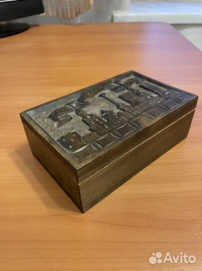 Винтажная шкатулка СССР anno riga 1201