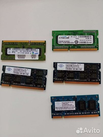 Оперативная память ddr3 и dd2 для ноутбуков