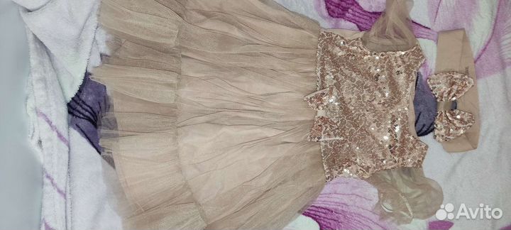 Платье для девочки 86