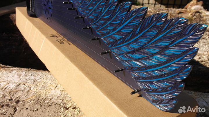 Гусли авторские резные крыловидные 