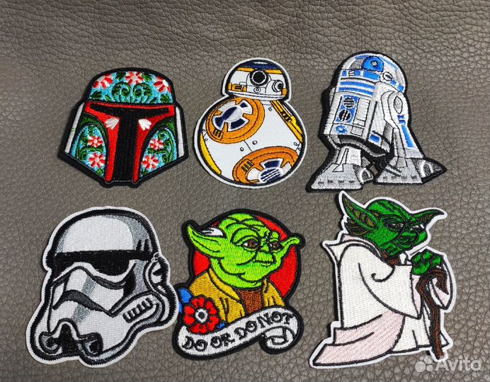Патчи, нашивки Marvel/Марвел, DC, Star Wars