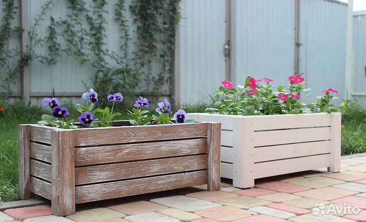 Ящик садовый деревянный