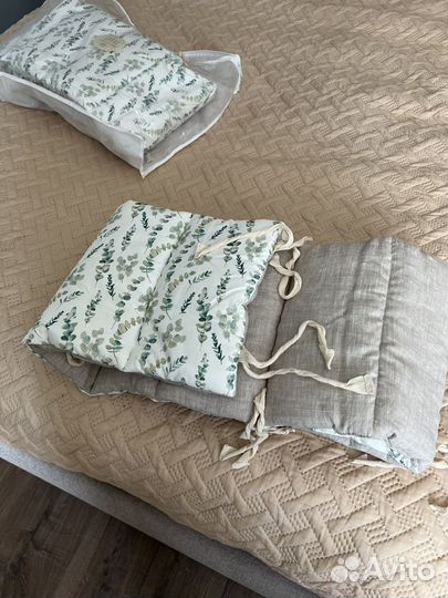 Бортики в детскую кроватку 125х65