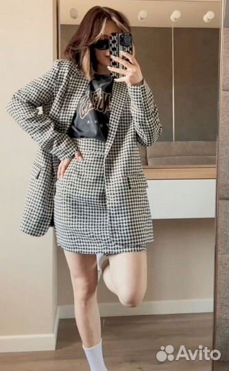 Костюм пиджак и юбка