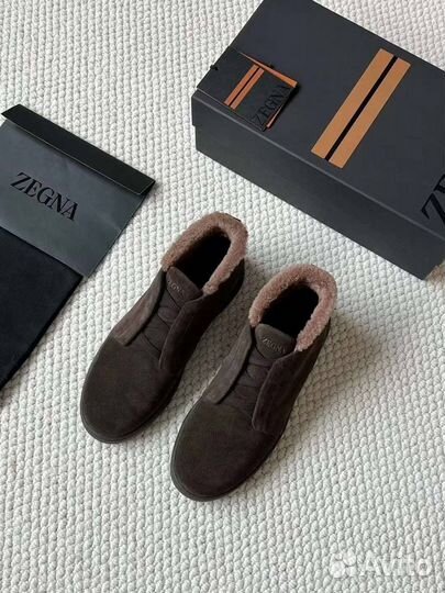 Кеды на меху мужские zegna