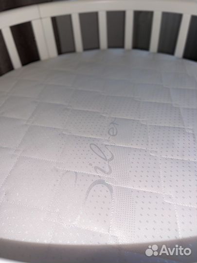 Матрас детский круглый 75х75 кокосовый