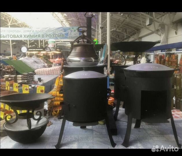 Казан чугунный узбекский