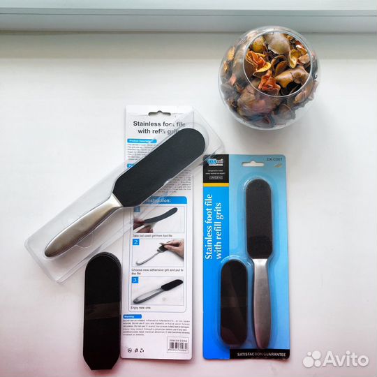 Пилка педикюрная, со сменными файлами, профессиона