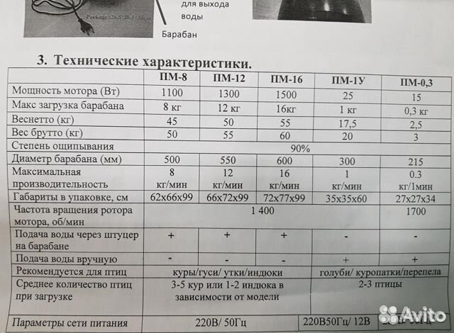 Машина перосъемная