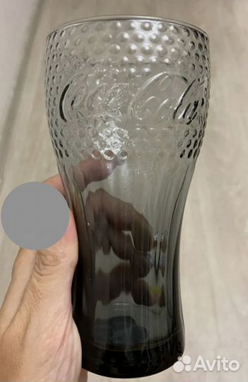 Бокал стакан Coca-Cola и Baccardi