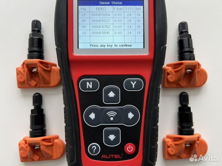 Датчики давления в шинах черные 5Q0907275F