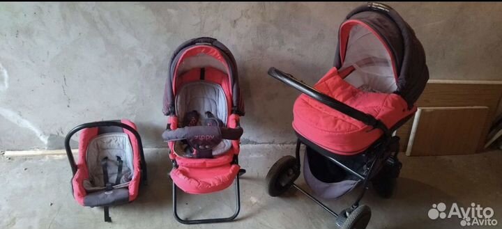 Коляска 3 в 1 zippi