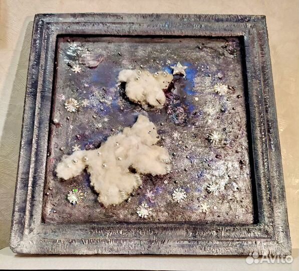 Картина ручн.работы. Звёздное небо. Зеленоград