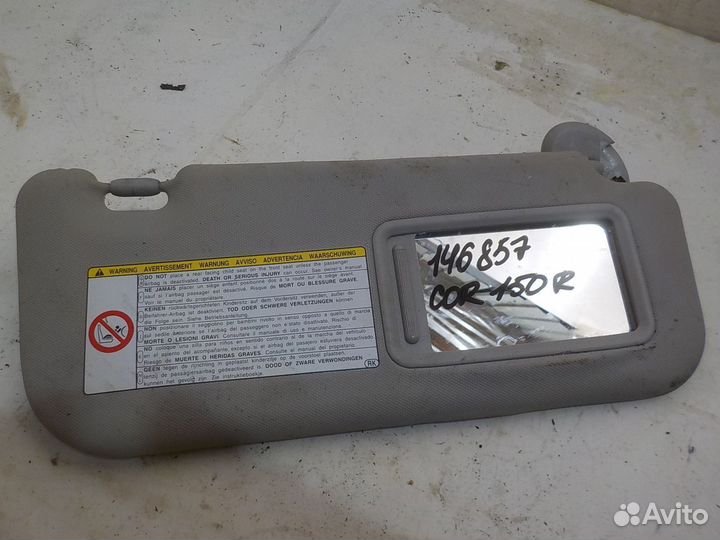 Козырек toyota corolla 150