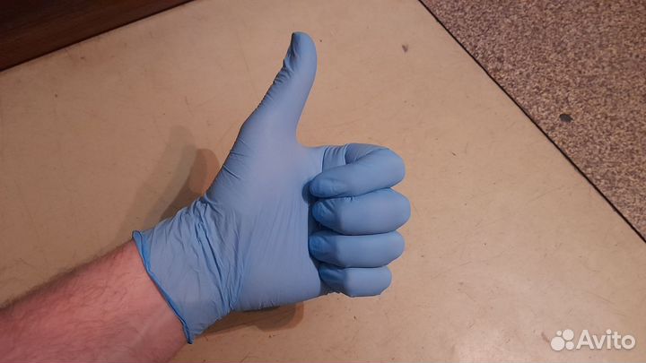Перчатки нитриловые