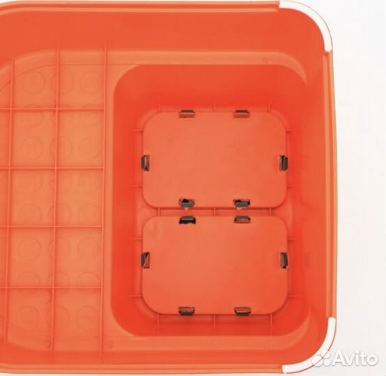 Подставка - ступенька детская, цвет оранжевый