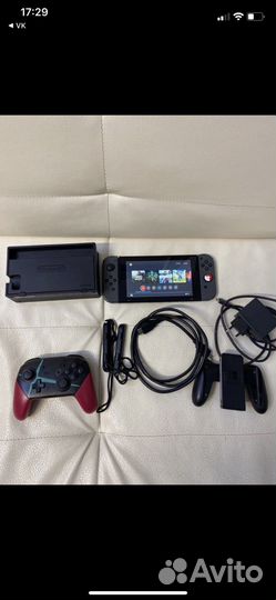 Nintendo Switch v2 96Gb Ростест Комплект