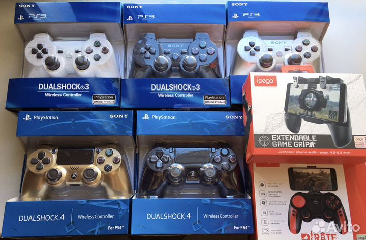 Различные геймпады, джойстики