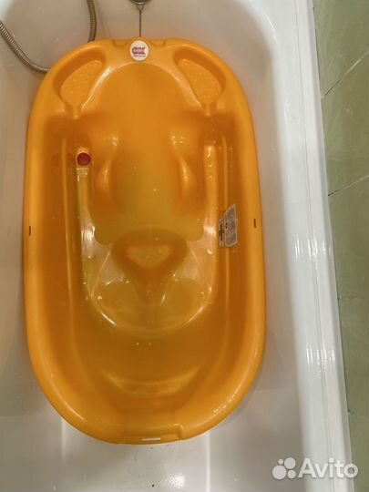 Ванночка для купания с термометром