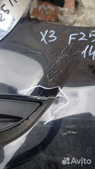 Бампер передний бмв X3 F25 после 2014г