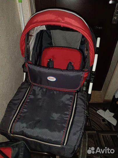 Прогулочная коляска зимняя бу