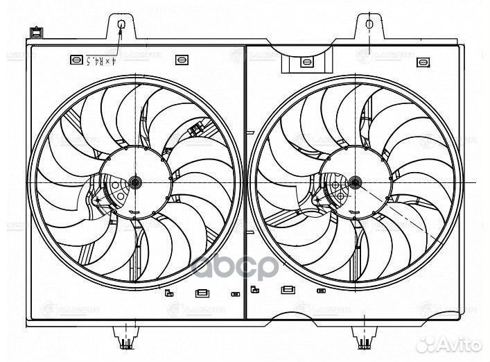 LFK 141G4 вентилятор охлаждения Nissan Almera