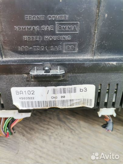 Приборная панель nissan primera p12