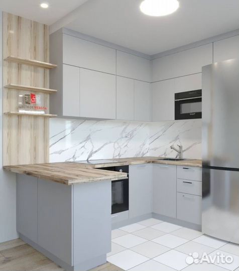 Кухни в современном стиле артикул 57901